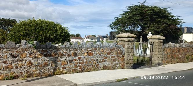 typische irische Steinmauern