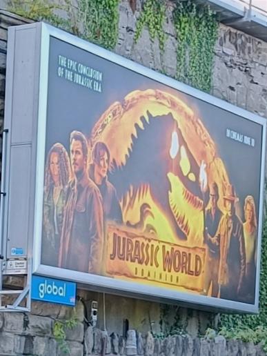 Promotion für den letzten Jurassic World Film 