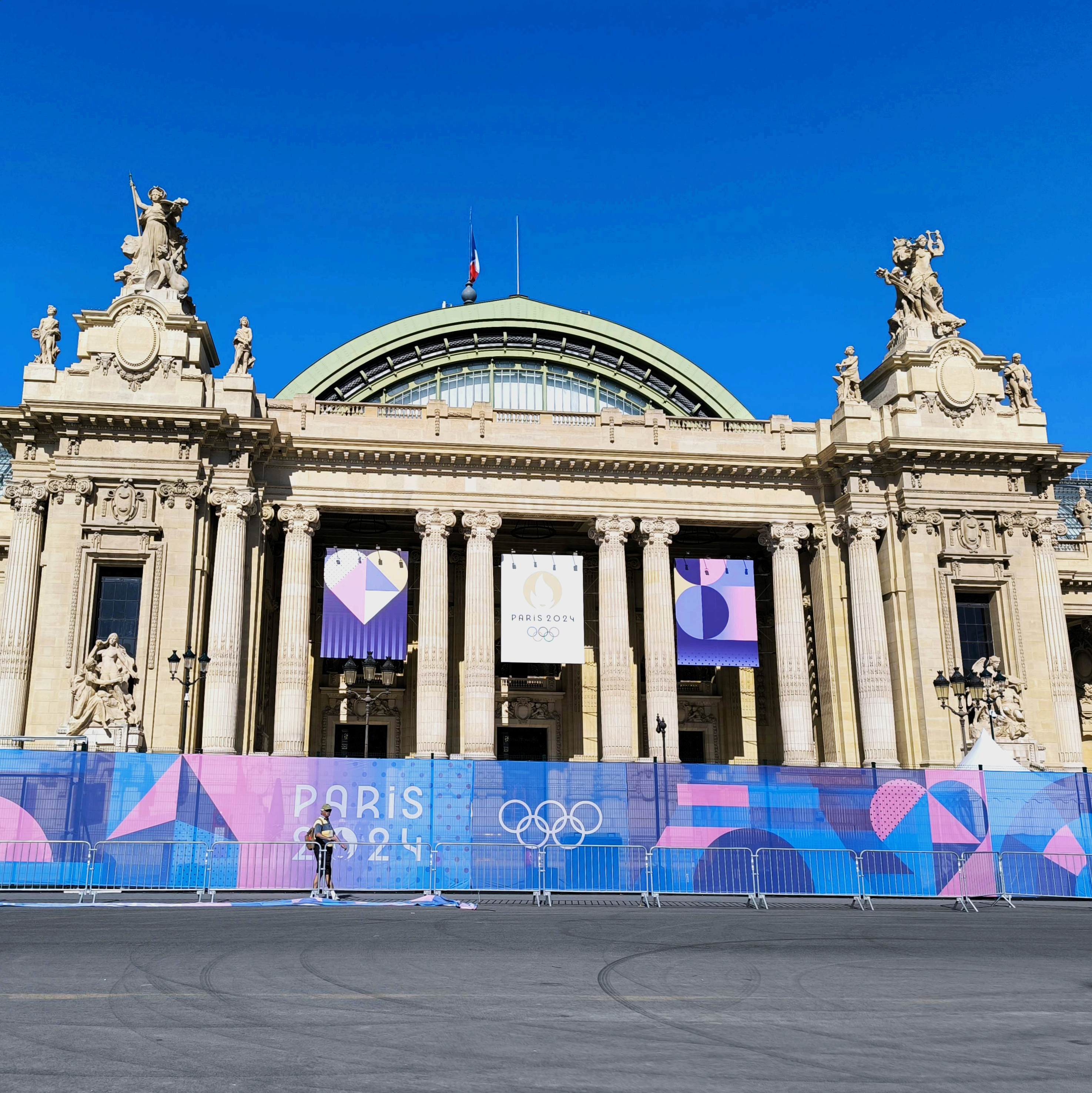 Im Grand Palais wurde Fechten und Taekwondo ausgetragen