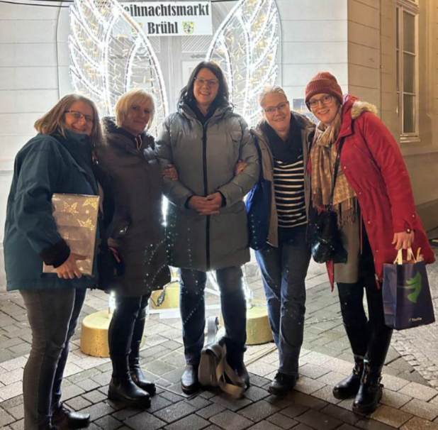 Weihnachtsmarkt Brühl mit den WT-Mummys 2024