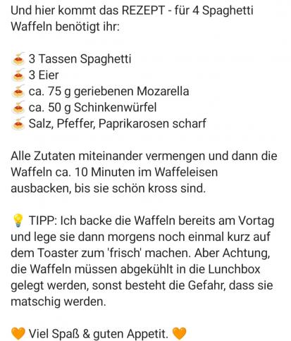 SPAGHETTI-WAFFELN