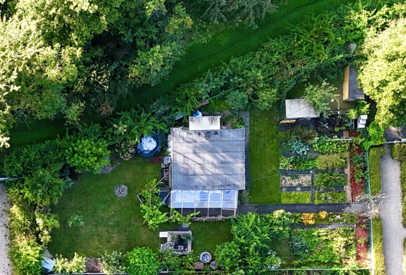 Unser Garten aus der Vogelperspektive!💚
