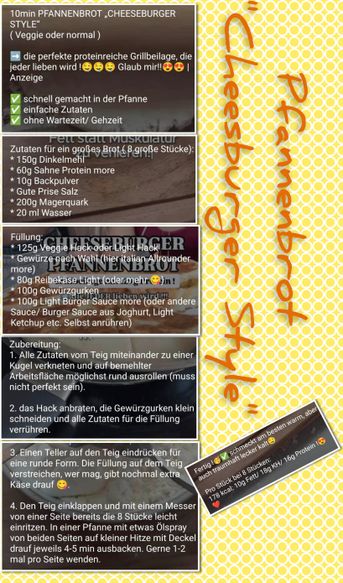 PFANNENBROT CHEESBURGER STYLE