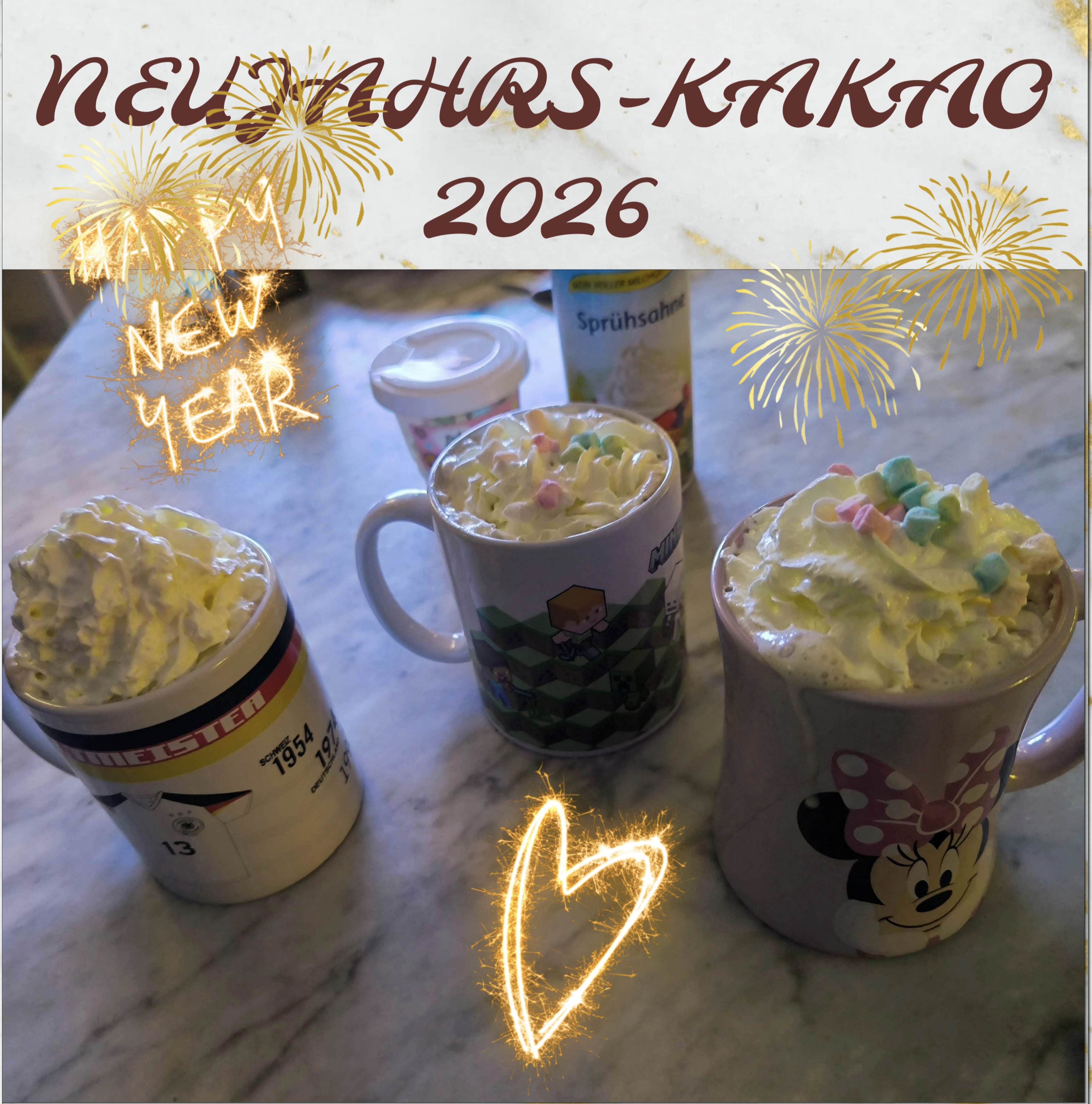 Neujahrskakao bei uns zu Hause!