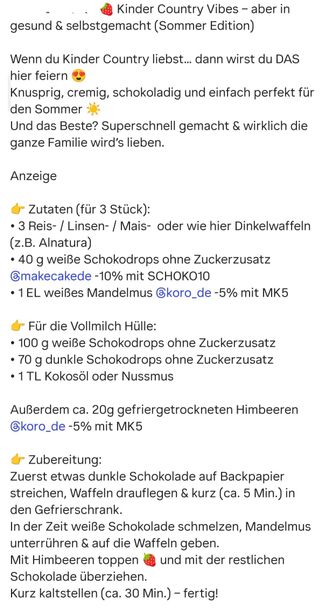 NOCH EINE KINDER-COUNTRY-VERSION
