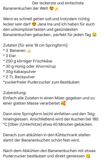 BANANENKUCHEN