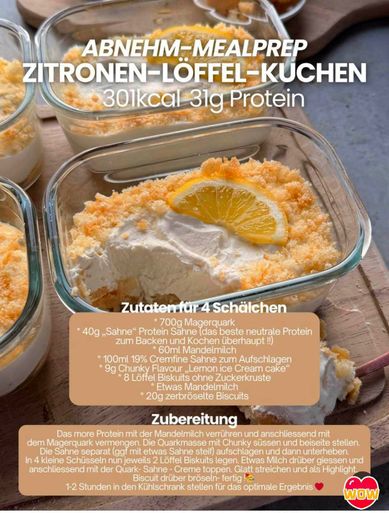 ZITRONEN-LÖFFELKUCHEN-DESSERT