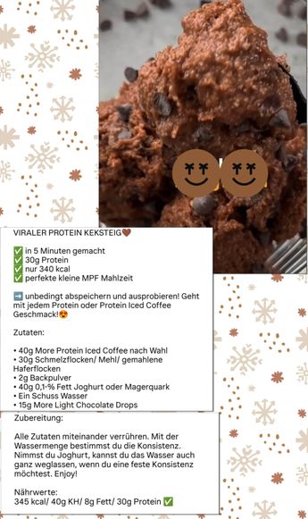 PROTEIN-KEKSTEIG zum Naschen