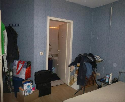Schlafzimmer vorher...
