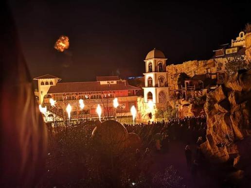 Mexicostadt Feuer und Eis