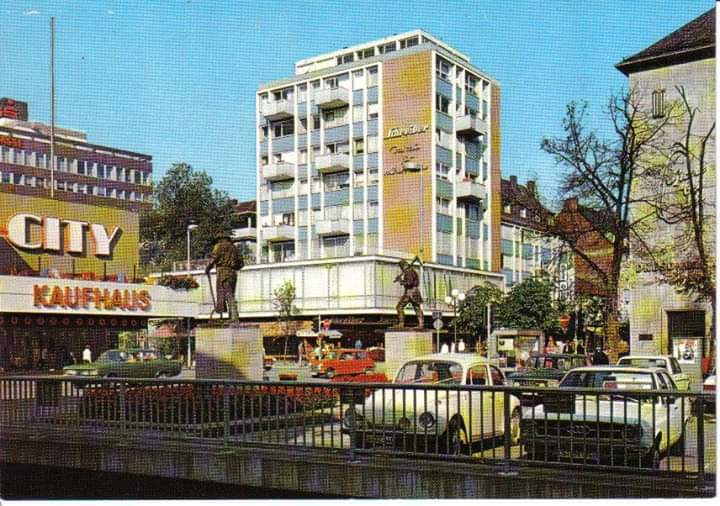 Siegen Mitte Siegplatte/City-Kaufhaus/Schuhhaus Schreiber 