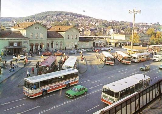 Bild vom damaligen Bahnhofsvorplatz