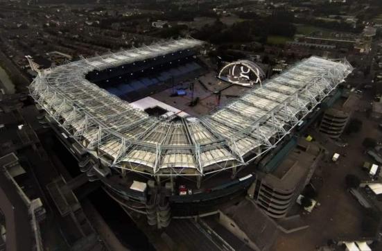 Croke Park von oben