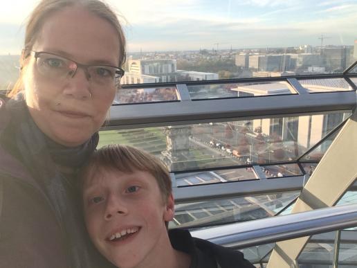 Selfie oben in der Reichstagskuppel