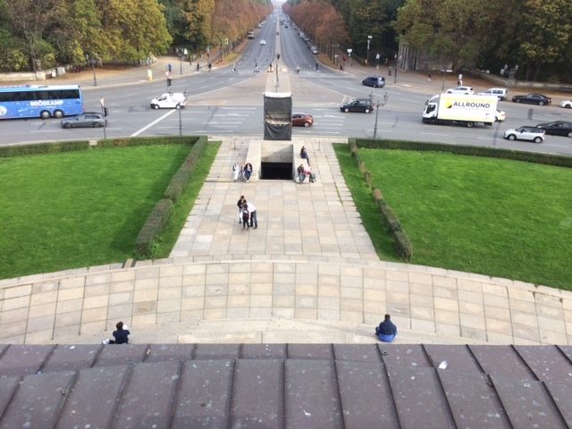 halb oben von der Siegessäule