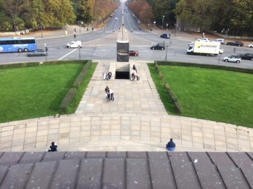 halb oben von der Siegessäule