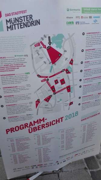 Stadtfest Münster an unserem WE