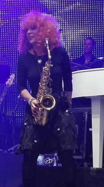 Tina Tandler am Saxophon