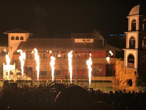 Mexicostadt Feuer und Eis