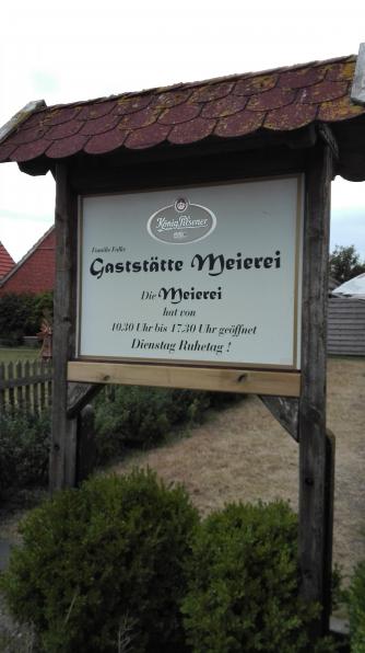 Einkehr im Gasthaus "Die Meierei"
