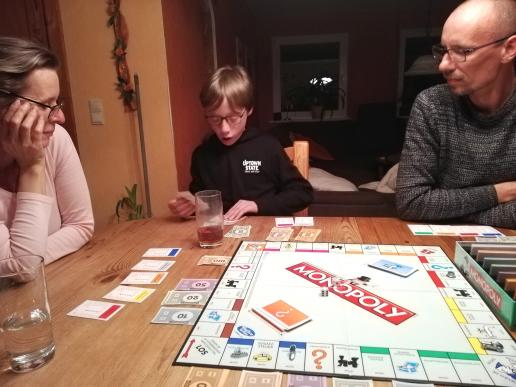 Spieleabend mit Monopoly