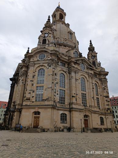 die Frauenkirche von Dresden
