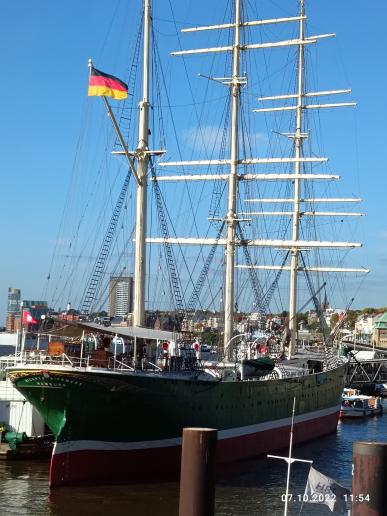 Hafencity - Segelschiff Rickmer Rickmers