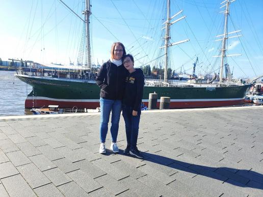 Hafencity - Segelschiff Rickmer Rickmers