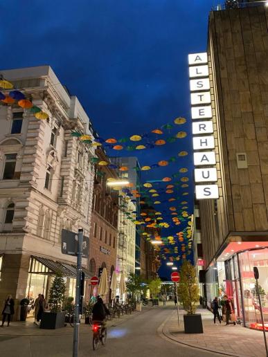 Abends am Junkfernstieg