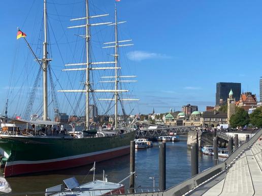 Hafencity - Segelschiff Rickmer Rickmers