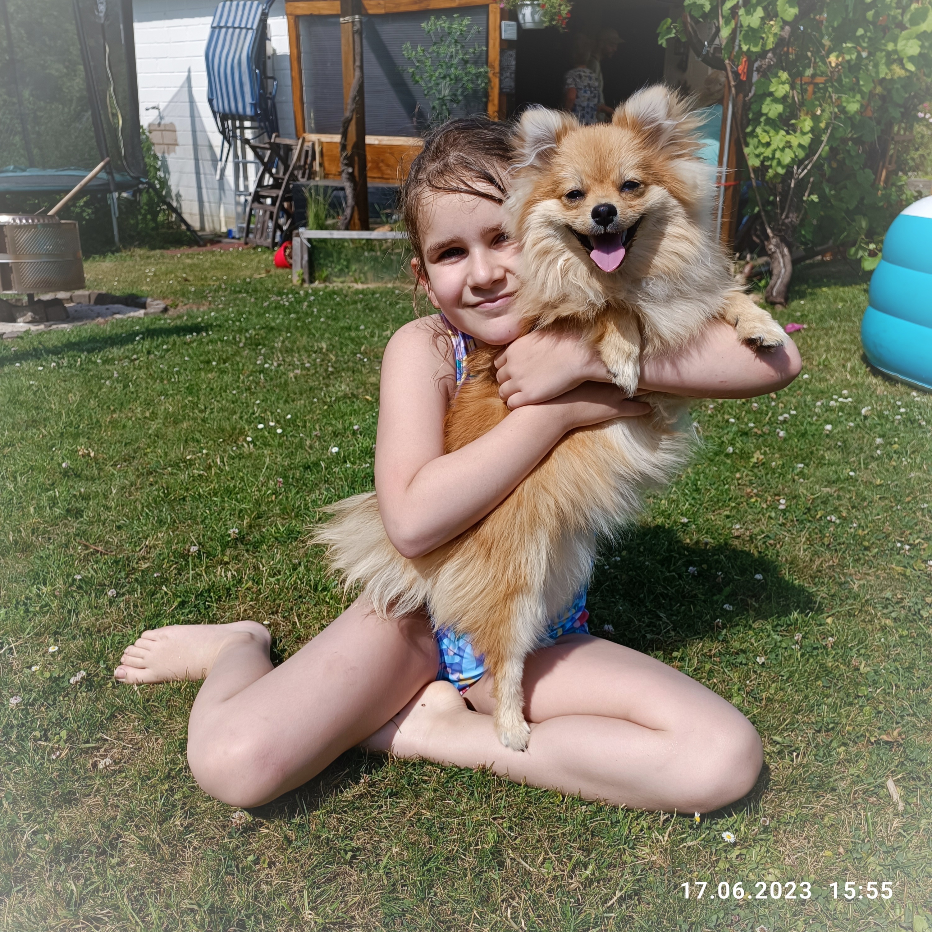 Clara mit Simba bei uns