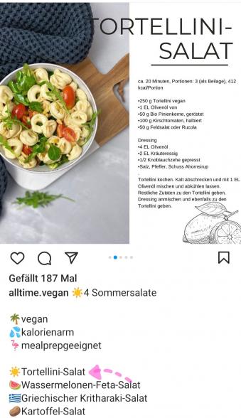 TORTELLINI-SALAT (VEGAN)