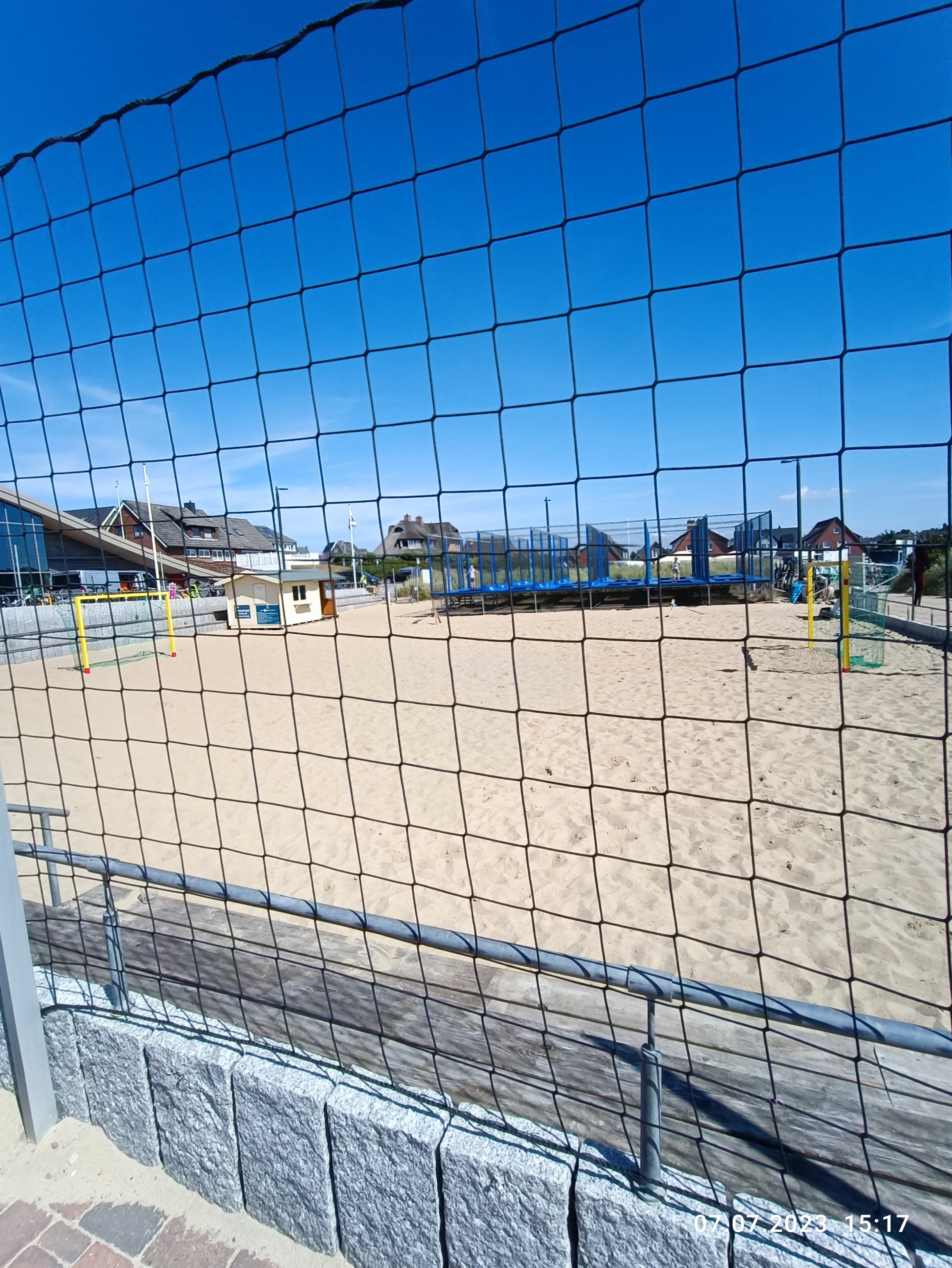 Nebenan bei Gosch gab es Sportaktivitätsmöglichkeiten. Komisch... hat gar keiner gespielt🥵