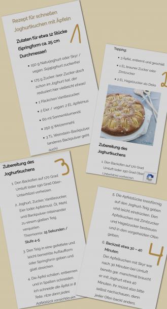 JOGHURT-KUCHEN MIT ÄPFELN (bester Apfelkuchen ever!)