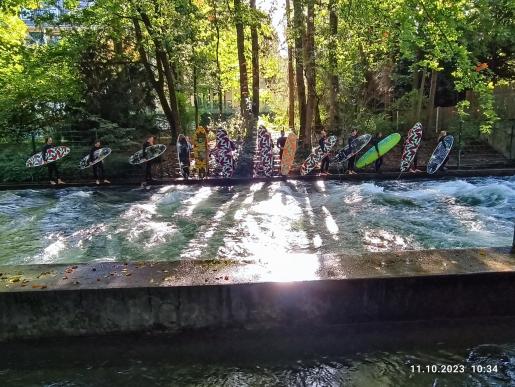 Zweite Surferstelle im Englischen Garten