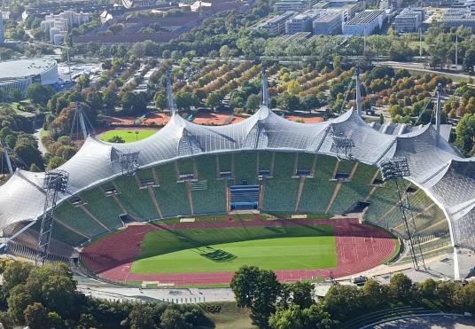 von oben... das Olympiastadion