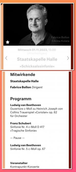 Unser heutiges Programm! 