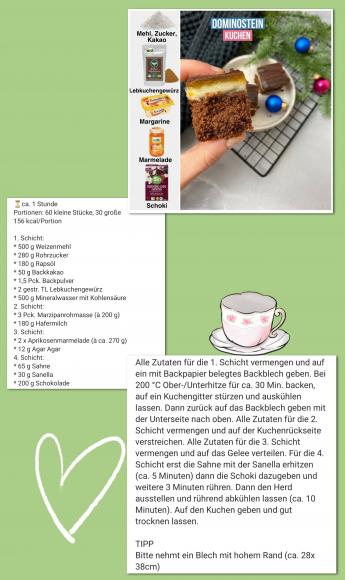 DOMINOSTEIN-KUCHEN (VEGAN)