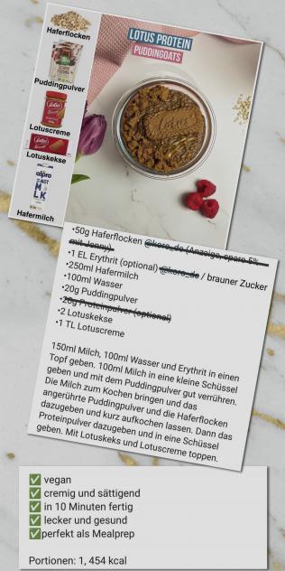 LOTUS PUDDING OATS (VEGAN)