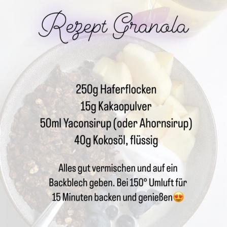 GRANOLA (CRUNCH FÜR PORRIDGE, MÜSLI, JOGHURT etc.)