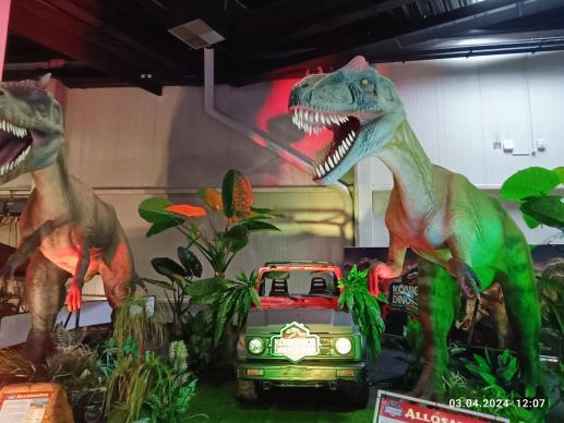 Jurassic-Park Kulisse herstellt