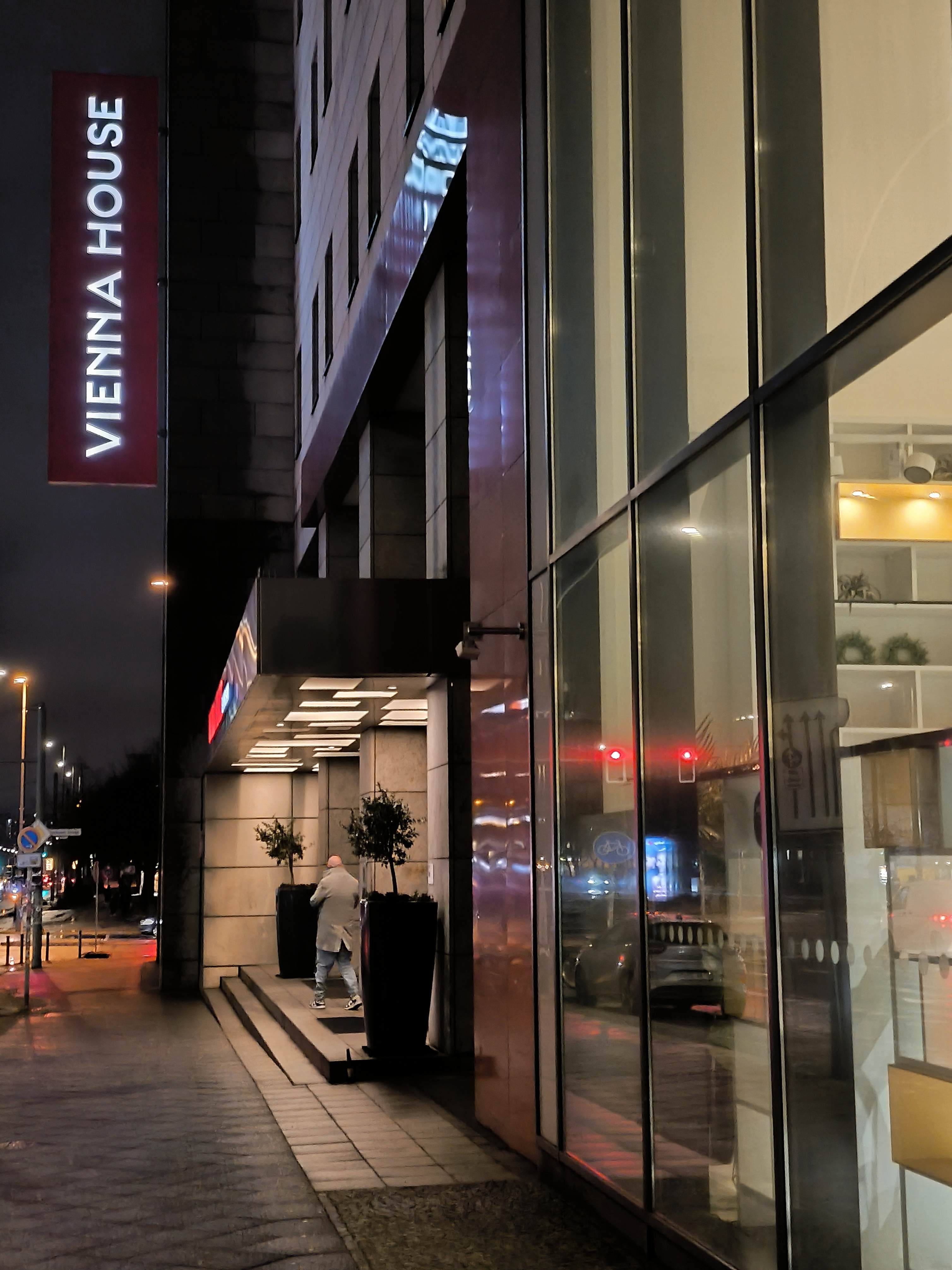 an unserem Hotel angekommen
