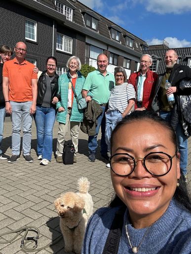 Freitag am Nachmittag sind dann auch alle anderen eingetroffen!🤗 Dann auf nach Leer in die Altstadt!