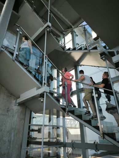 Treppe rauf...