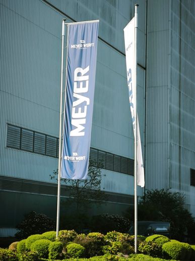 Die Mayer-Werft ist mit 80% in staatlicher Hand - nur noch 20% besitzt die Familie Mayer selbst