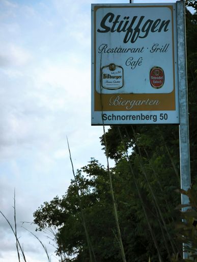 Wir haben im Stüffgen gefeiert.