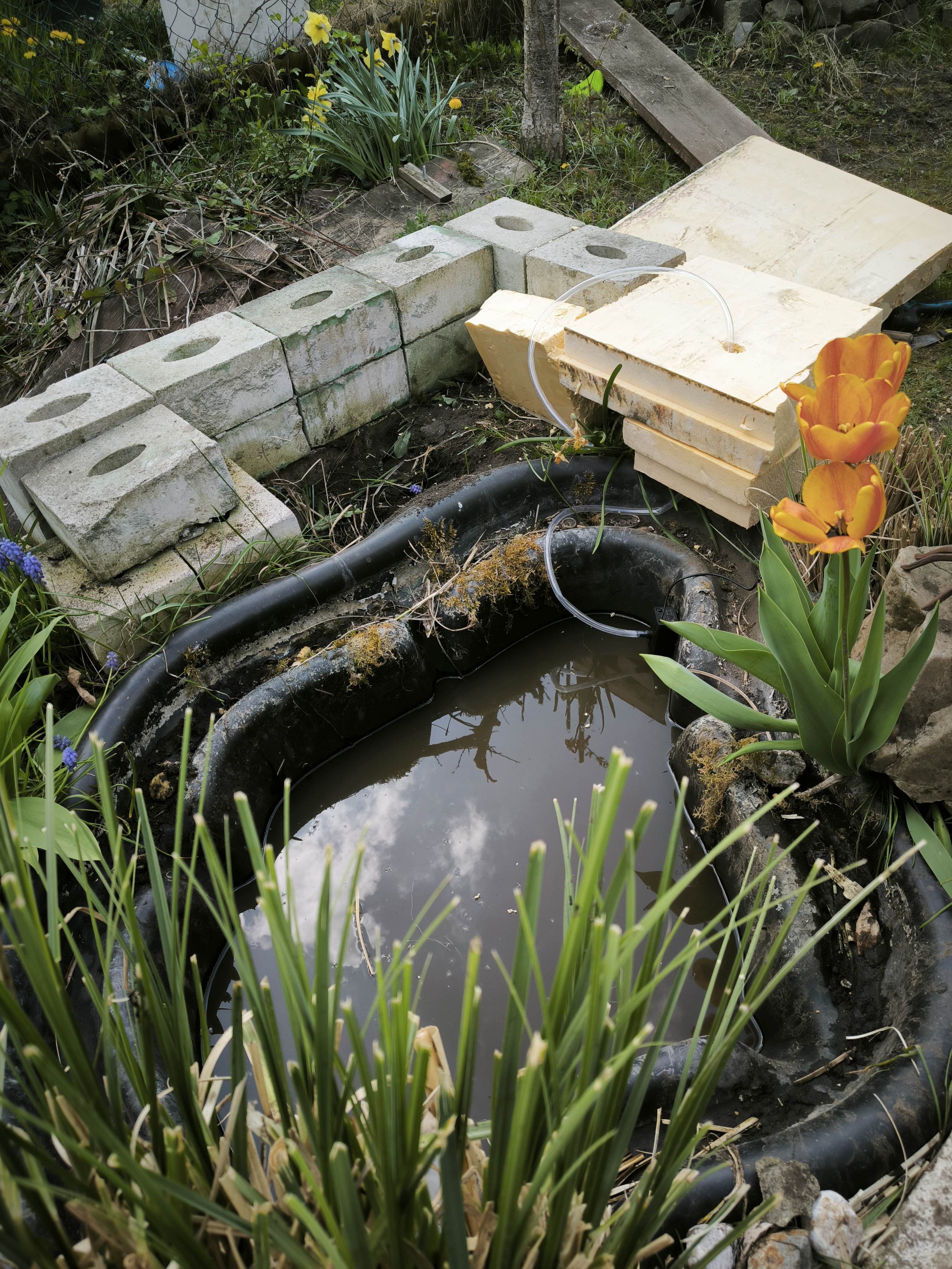 GARTEN IN 2025 - Bauprojekt Wasserlauf am Teich