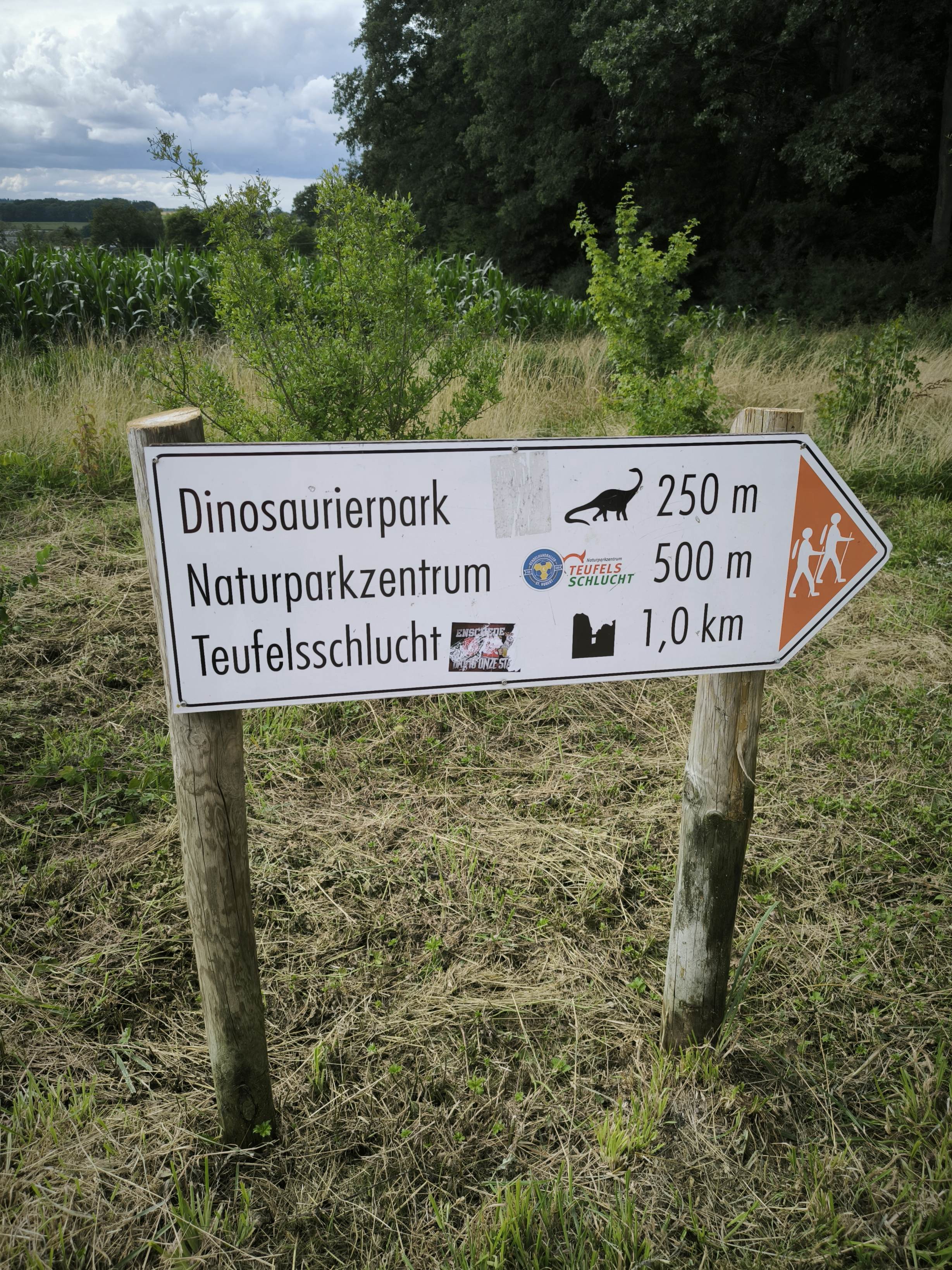 Angekommen nach fast zwei Stunden Autofahrt durch die EIfel
