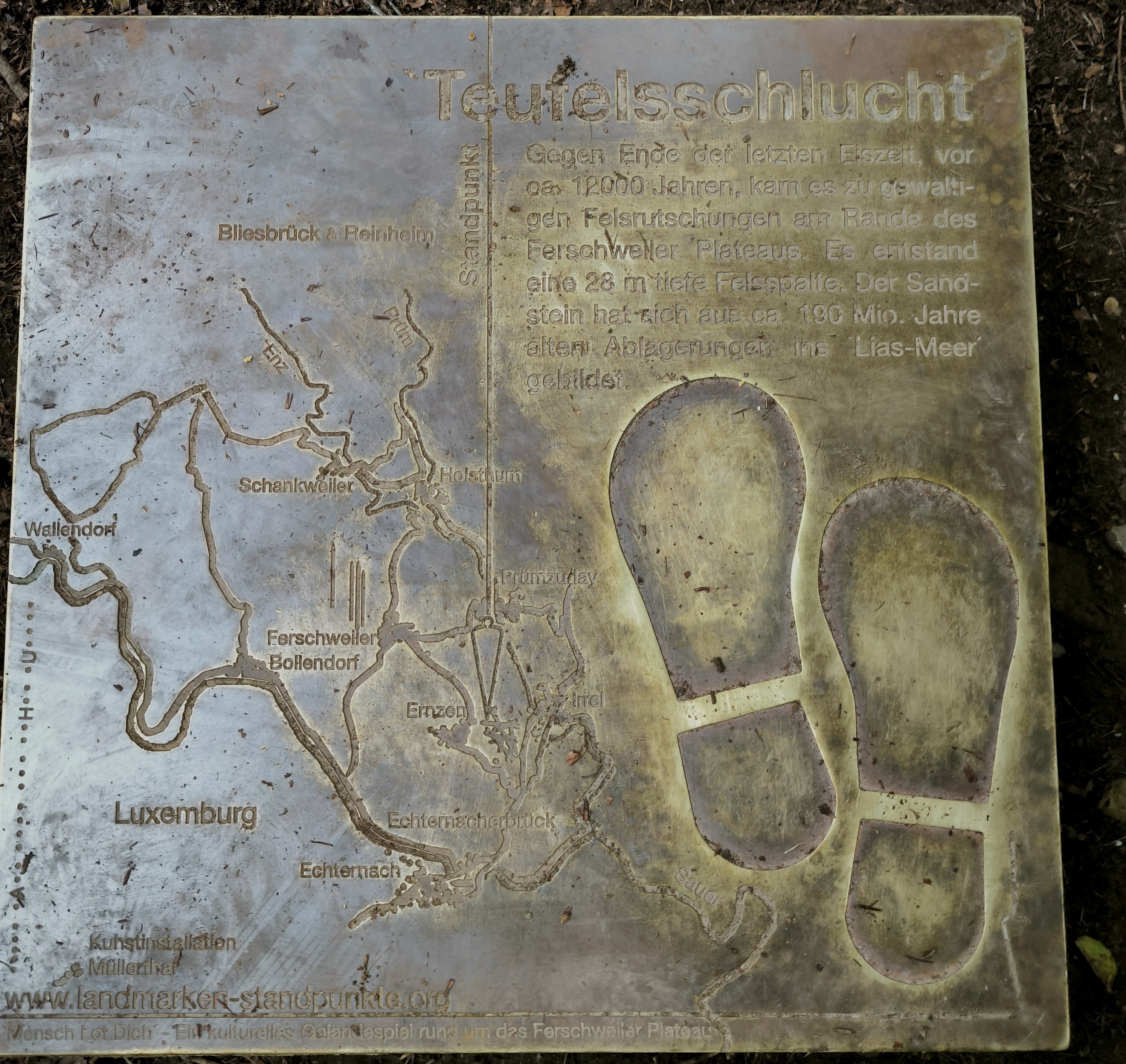 Teufelsschlucht-Abschnitt beginnt.👹