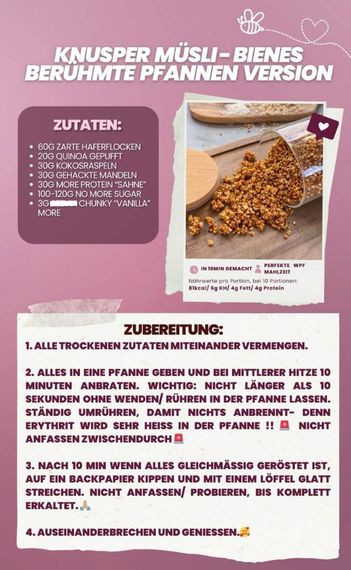 PFANNEN-KNUSPERMÜSLI